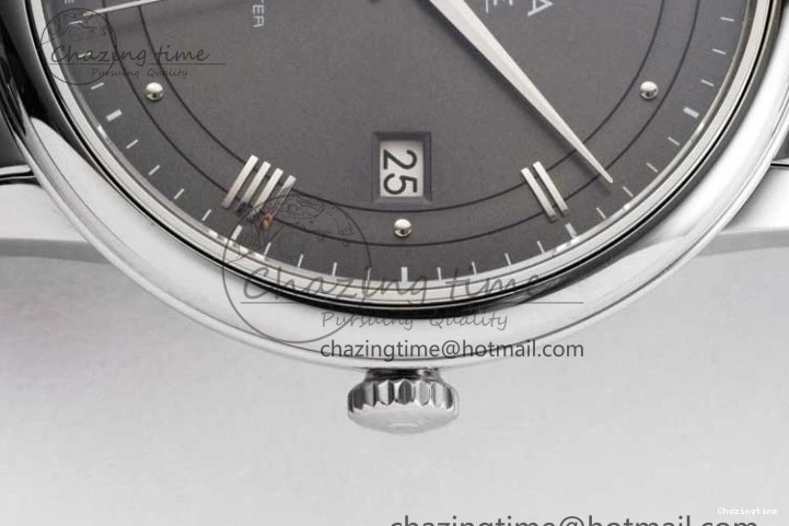 0213 De Ville SS DIWF 1:1 Best Edition Gray Dial SS Markers on SS Bracelet MIYOTA FlexibleFit 7851